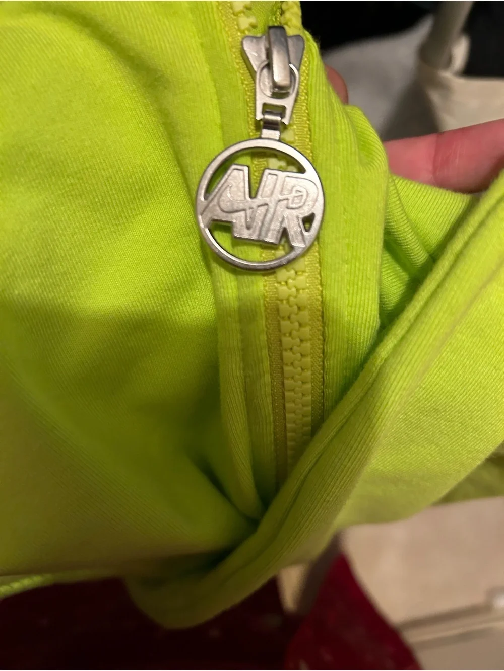 Nike Neon Lime Zip-Front Tank mini Dress